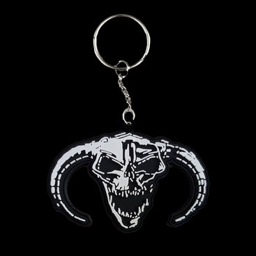 MOH black/white skull keychain image