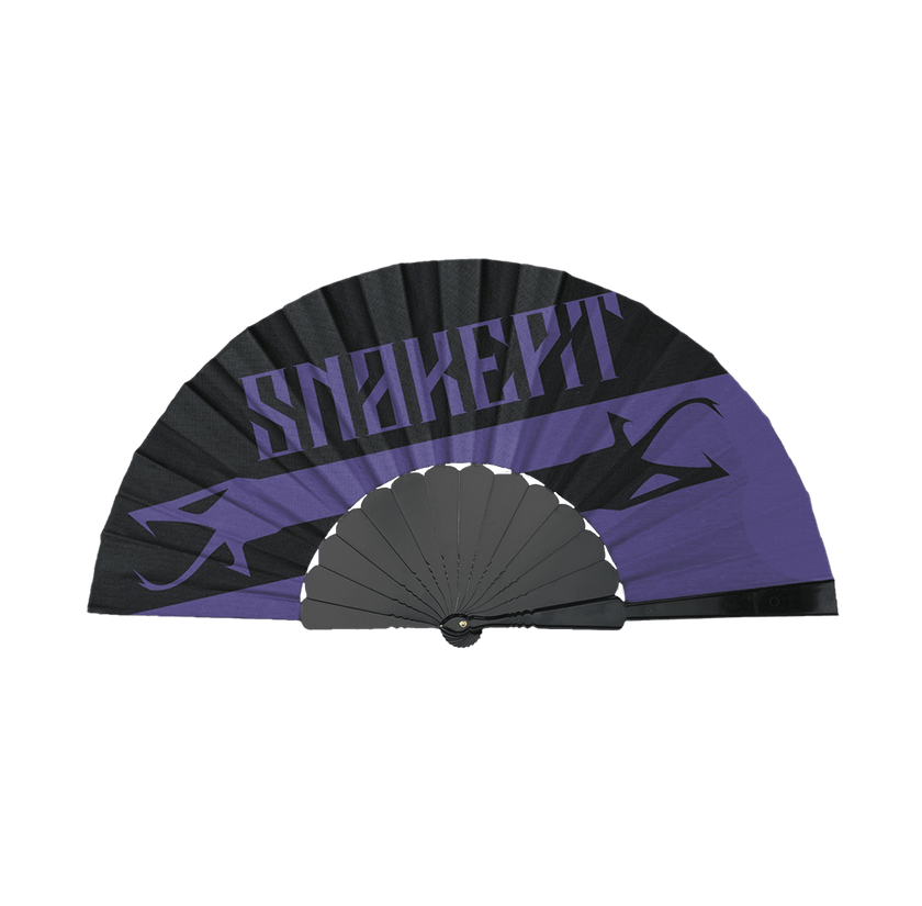 Snakepit black/purple fan