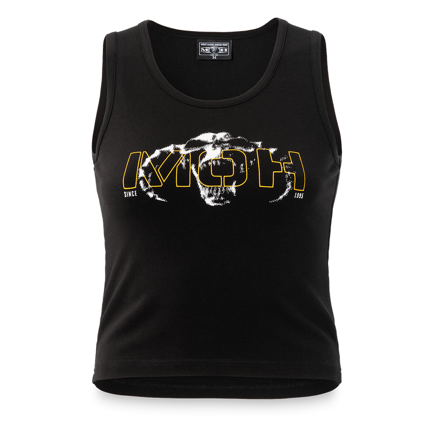 MOH Tanktop Basic Black/Yellow Women