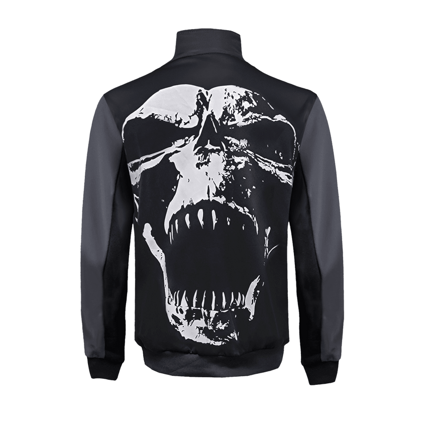 MOH grey/black zoomed skull track jacket