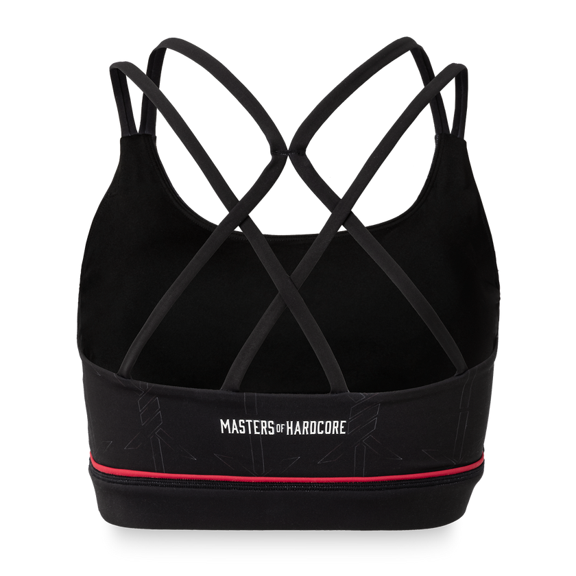 MOH Allover Crossed Black Sport top