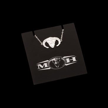MOH skull necklace silver image